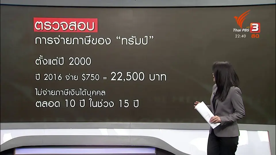 ทรัมป์ปฏิเสธ หลัง New York Times เปิดโปงเลี่ยงภาษี