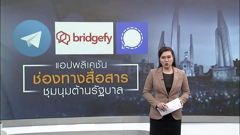 วิเคราะห์สถานการณ์ต่างประเทศ : แอปพลิเคชัน ช่องทางสื่อสารของผู้ชุมนุม