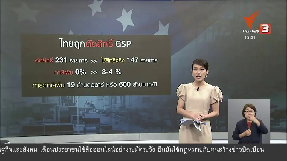วัคซีนเศรษฐกิจ : สหรัฐฯ เดินเกม ตัดสิทธิ์ GSP ไทย