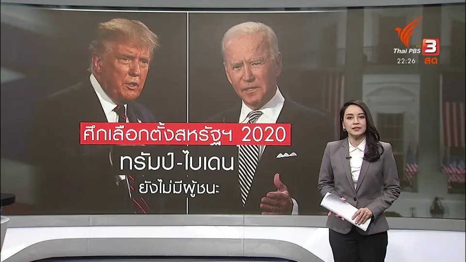 ศึกเลือกตั้งสหรัฐฯ 2020 ทรัมป์-ไบเดน ยังไม่มีผู้ชนะ