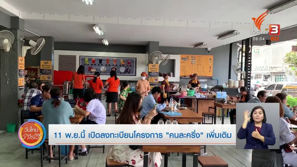 จับตาข่าวเด่น : 11 พ.ย.นี้ เปิดลงทะเบียนโครงการ “คนละครึ่ง” เพิ่มเติม