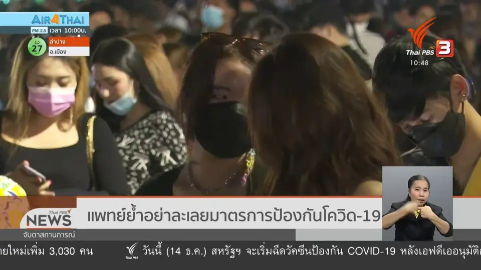 แพทย์ย้ำอย่าละเลยมาตรการป้องกันโควิด-19