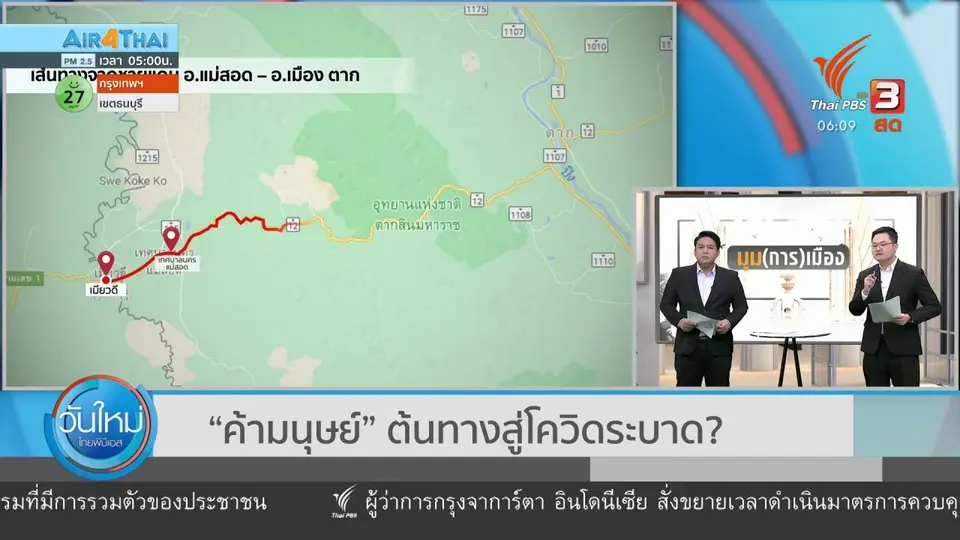 มุม(การ)เมือง : “ค้ามนุษย์” ต้นทางสู่โควิดระบาด