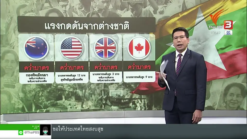 ​วิเคราะห์สถานการณ์ต่างประเทศ : จับตาโลกกดดันกองทัพเมียนมาหยุดรุนแรง