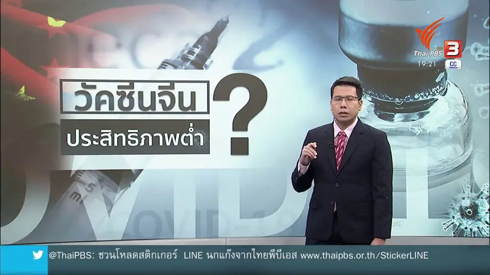 ประเมินประสิทธิภาพวัคซีนจีน