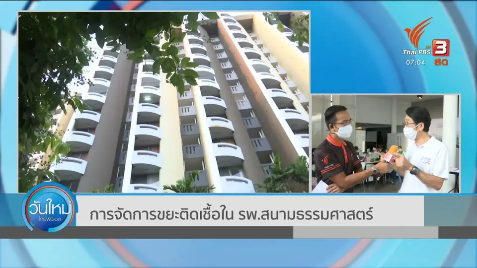 2 องศา ทำมาหากิน ดิน ฟ้า อากาศ : การจัดการขยะติดเชื้อใน รพ.สนามธรรมศาสตร์