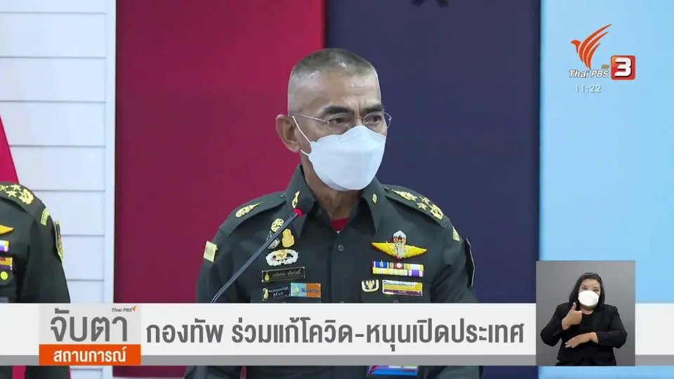 กองทัพ ร่วมแก้โควิด - หนุนเปิดประเทศ