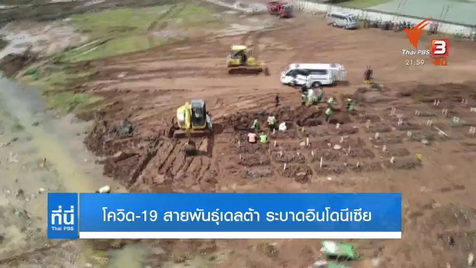 โควิด -19 สายพันธุ์เดลต้า ระบาดอินโดนีเซีย