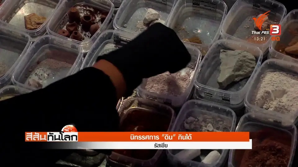 ​นิทรรศการ "ดิน" กินได้