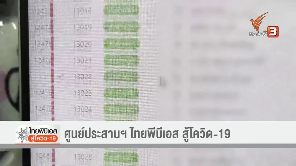 ​ศูนย์ประสานฯ ไทยพีบีเอส สู้โควิด-19