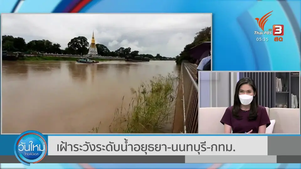 ​เฝ้าระวังระดับน้ำอยุธยา-นนทบุรี-กทม.