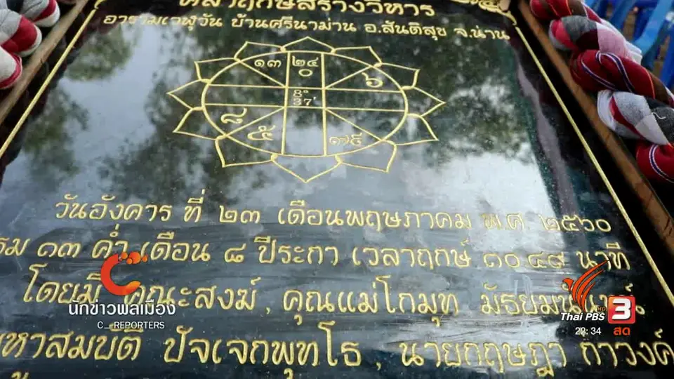 นักข่าวพลเมือง : "วางศิลาฤกษ์ สร้างวิหาร" ศรัทธาชุมชน คนศรีนาม่าน (30 พ.ค. 60)