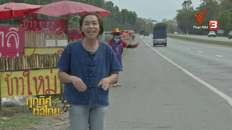 อาชีพทั่วไทย : ข้าวหลามสามรสริมถนนมิตรภาพ