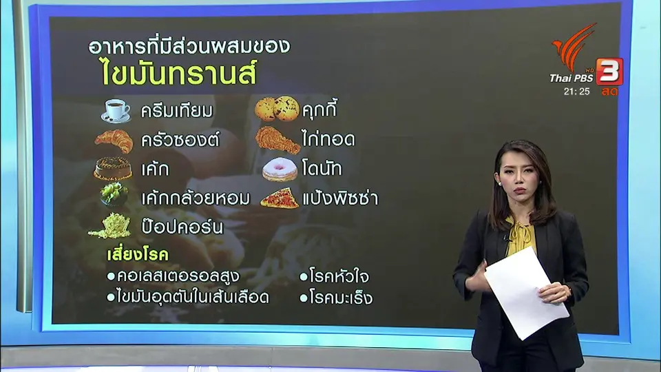 ผู้ผลิตปรับตัว มาตรการไม่ใช้ "ไขมันทรานส์"