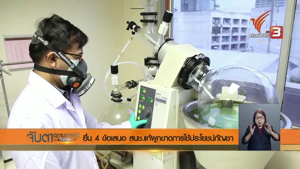 ยื่น 4 ข้อเสนอ สนช.แก้ผูกขาดการใช้ประโยชน์กัญชา