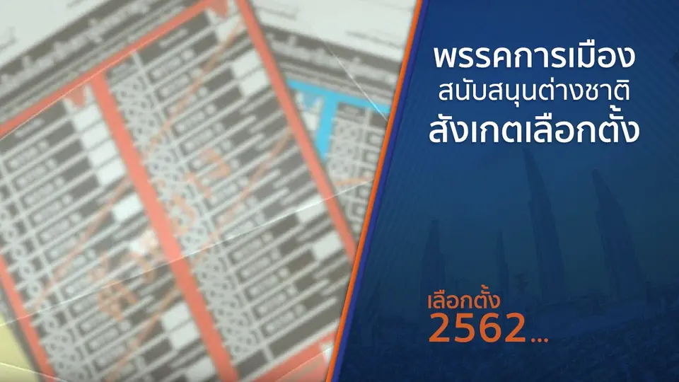 พรรคการเมืองสนับสนุนต่างชาติสังเกตเลือกตั้ง