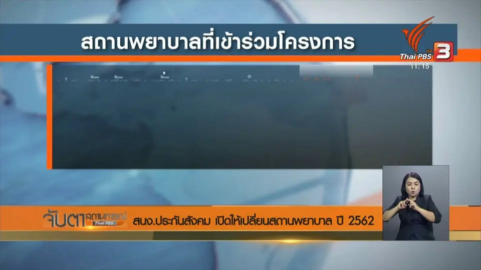 สนง.ประกันสังคม เปิดให้เปลี่ยนสถานพยาบาล ปี 2562