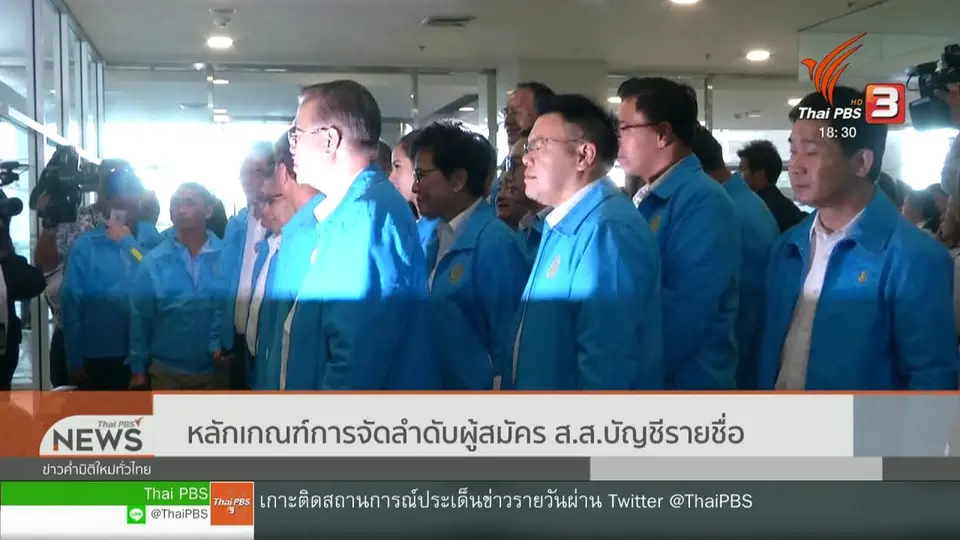หลักเกณฑ์การจัดลำดับผู้สมัคร ส.ส.บัญชีรายชื่อ