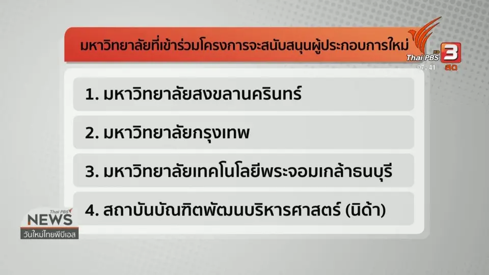 ปากท้องต้องรู้ : เร่งสร้าง "New Startups" นักรบเศรษฐกิจพันธุ์ใหม่