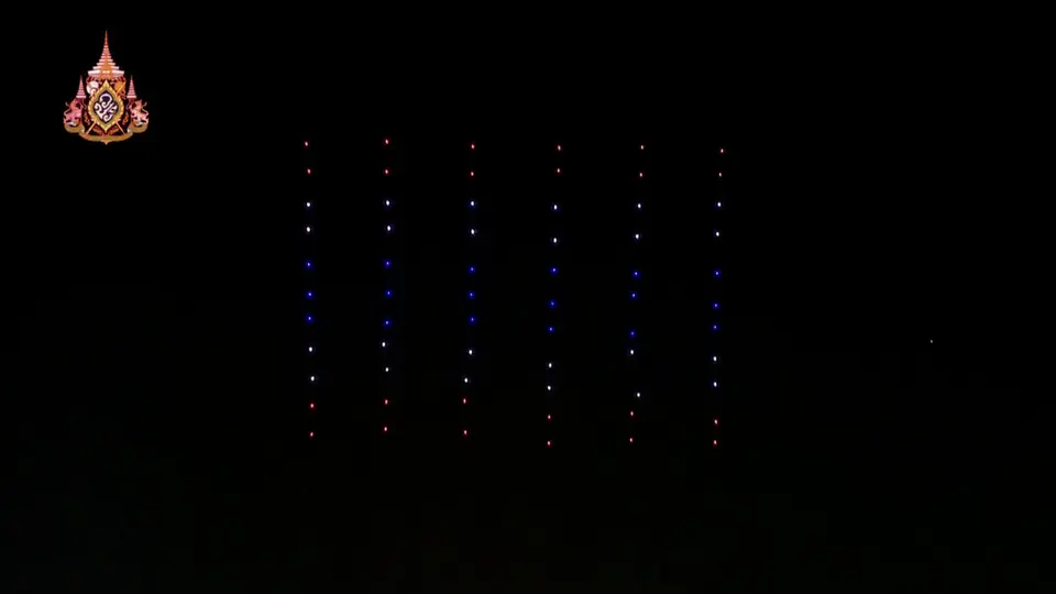 การแสดงแสง สี เสียง แปรอักษรด้วยอากาศยานไร้คนขับ