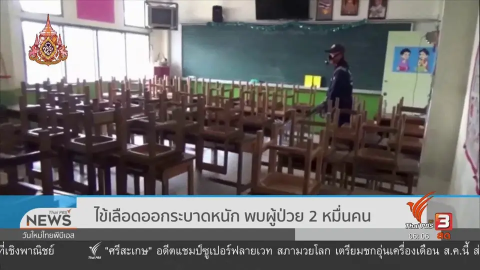 ไข้เลือดออกระบาดหนัก พบผู้ป่วย 2 หมื่นคน