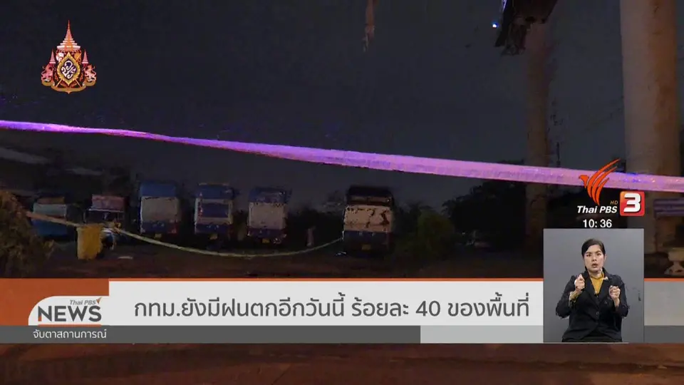 ​กทม.ยังมีฝนตกอีกวันนี้ ร้อยละ 40 ของพื้นที่