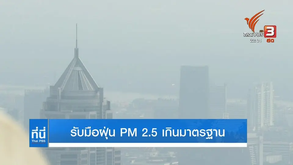 รับมือฝุ่น pm 2.5 เกินมาตรฐาน