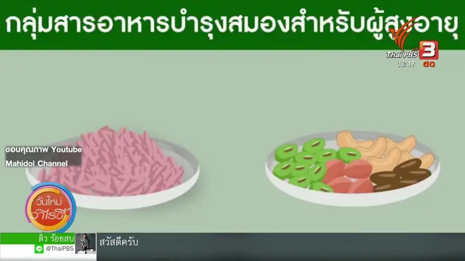 จับตาข่าวเด่น : อาหารบำรุงสมอง สูงวัยอย่างสง่า