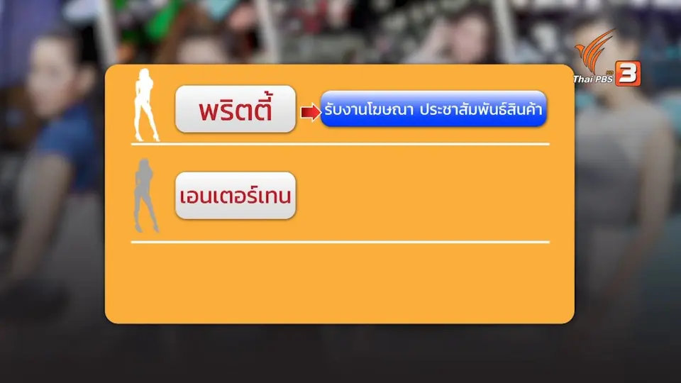 ​สะท้อนวิถี "พริตตี้ - เอ็นเตอร์เทน"