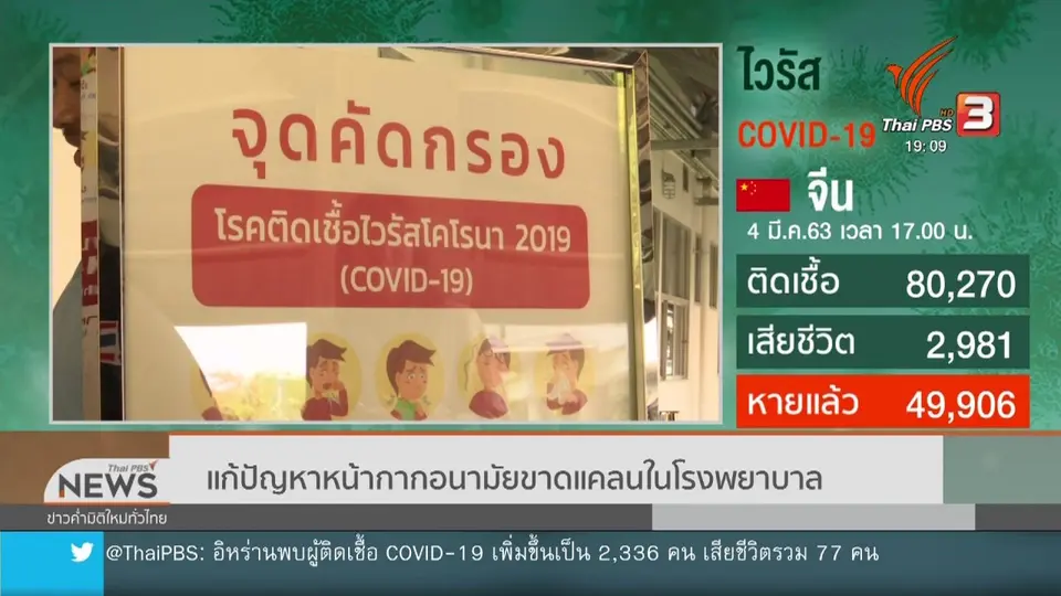 ​แก้ปัญหาหน้ากากอนามัยขาดแคลนในโรงพยาบาล