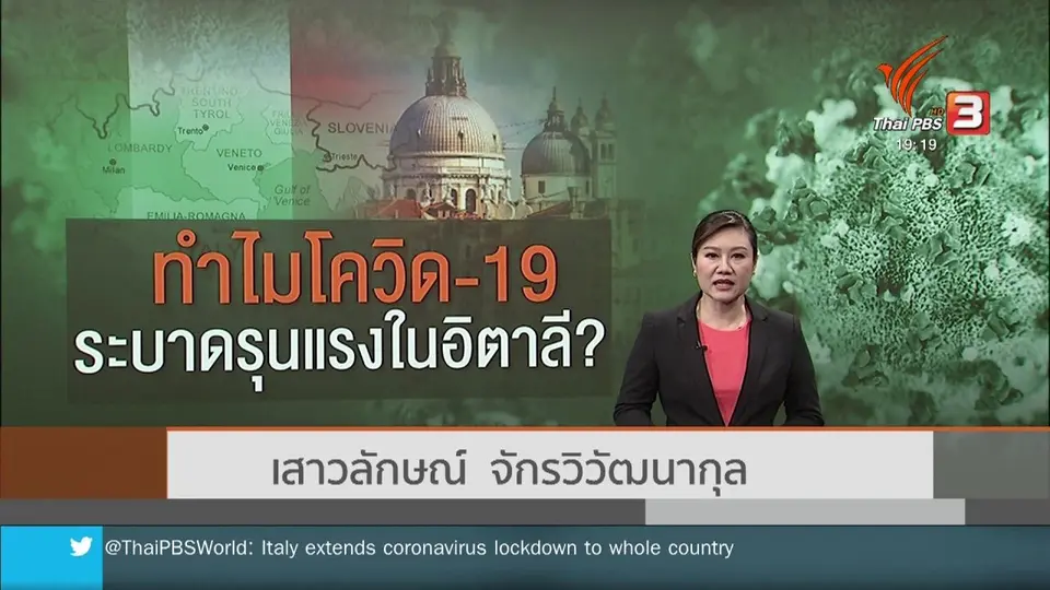 ​วิเคราะห์สถานการณ์ต่างประเทศ : ขัดแย้งการเมืองทำให้การแพร่ระบาดในอิตาลีรุนแรง