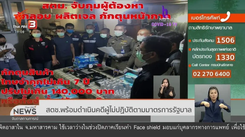 ​สตช.พร้อมดำเนินคดีผู้ไม่ปฏิบัติตามมาตรการรัฐบาล