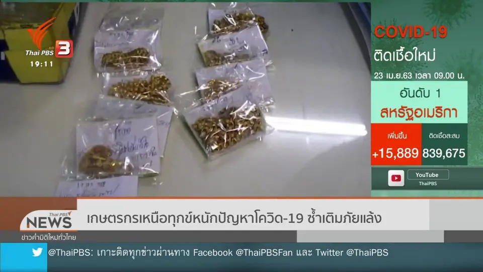 ​เกษตรกรเหนือทุกข์หนักปัญหาโควิด19 ซ้ำเติมภัยแล้ง