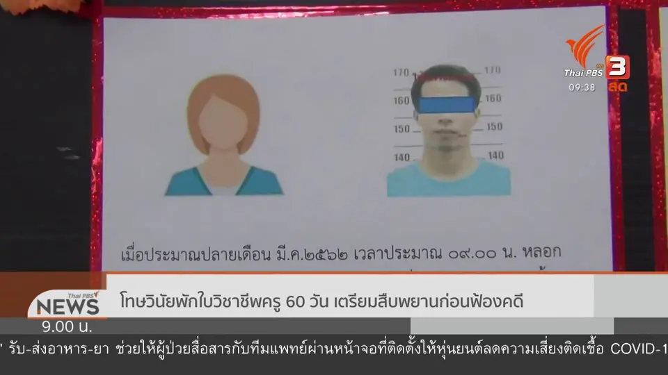 โทษวินัยพักใบวิชาชีพครู 60 วัน เตรียมสืบพยานก่อนฟ้องคดี : แตกประเด็นข่าว