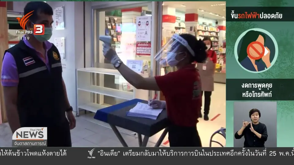 ตรวจห้างฯ-ตลาดสด ตามมาตรการสาธารณสุข