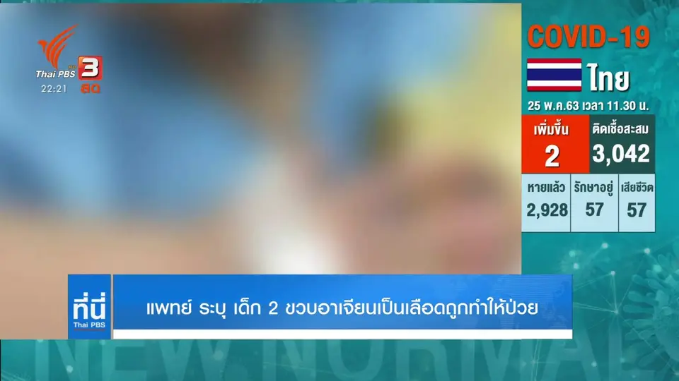 แพทย์ ระบุ เด็ก 2 ขวบอาเจียนเป็นเลือดถูกทำให้ป่วย