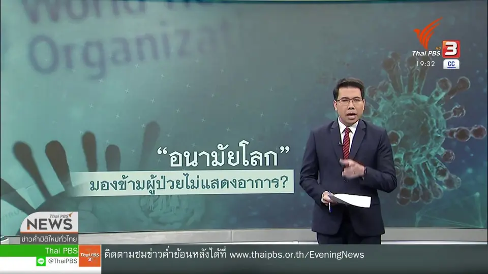 ​วิเคราะห์สถานการณ์ต่างประเทศ : "อนามัยโลก" มองข้าม ผู้ป่วยโควิด-19 ไม่แสดงอาการ