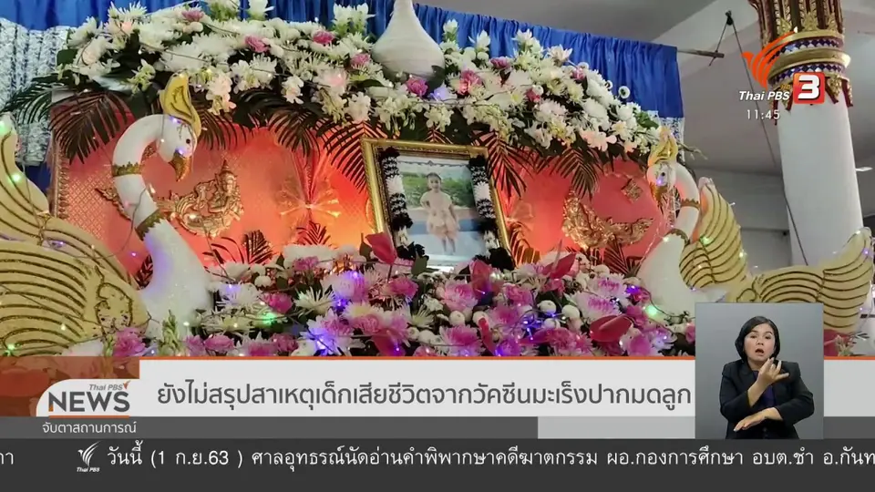 ยังไม่สรุปสาเหตุเด็กเสียชีวิตจากวัคซีนมะเร็งปากมดลูก