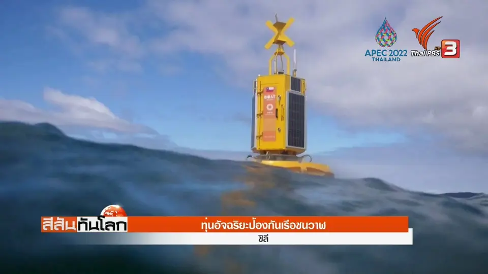 ชิลีคิดค้นทุ่นอัจฉริยะ ป้องกันเรือชนวาฬ