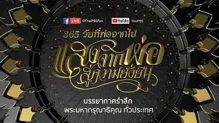 365 วันที่พ่อจากไป : ความประทับใจจากการจัดรายการ แสงจากพ่อ สูความยั่งยืน