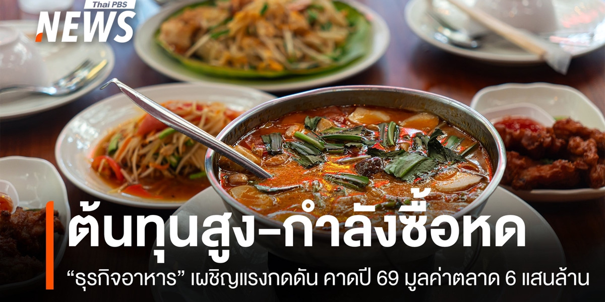 คาดปี 69 “ธุรกิจอาหาร” มีมูลค่าตลาด 6 แสนล้าน กดดันต้นทุนสูง-กำลังซื้อหด