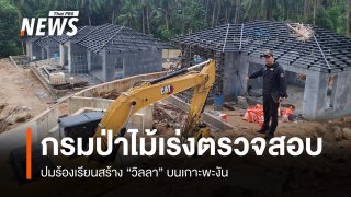 กรมป่าไม้ เร่งตรวจสอบปมร้องเรียนสร้าง "วิลลา" บนเกาะพะงัน