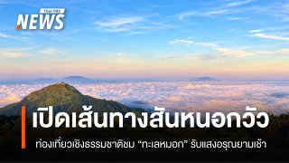 เปิดเส้นทางศึกษาธรรมชาติ "สันหนอกวัว" ชวนสัมผัสทะเลหมอกยามเช้าแห่งผืนป่าตะวันตก