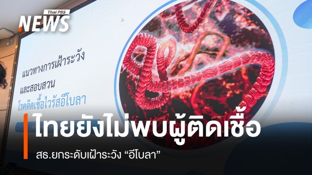 สธ.ยกระดับเฝ้าระวัง "อีโบลา" ยันไทยยังไม่พบผู้ติดเชื้อ