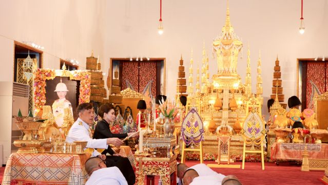 ในหลวง-พระราชินี ทรงบำเพ็ญพระราชกุศลสัตตมวาร 7 วัน "เจ้าฟ้าพัชรกิติยาภาฯ"