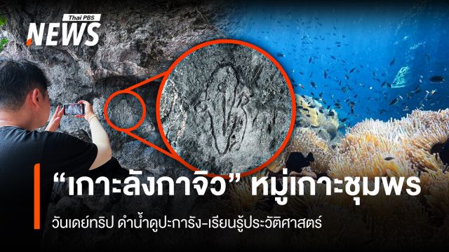 วันเดย์ทริป ดำน้ำดูปะการัง-เรียนรู้ประวัติศาสตร์ “เกาะลังกาจิว” หมู่เกาะชุมพร
