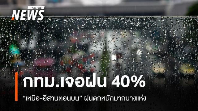 สภาพอากาศวันนี้ "เหนือ-อีสานตอนบน" ฝนตกหนักมาก