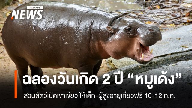 ฉลองวันเกิด 2 ปี "หมูเด้ง" ให้เด็ก-ผู้สูงอายุเที่ยวฟรี 10-12 ก.ค.