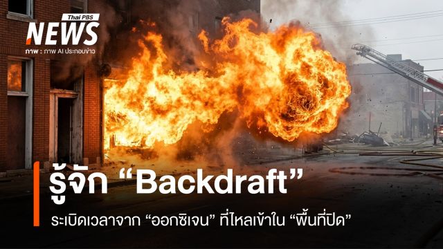 รู้จัก "Backdraft" ระเบิดไฟจากออกซิเจนที่ไหลเข้าในพื้นที่ปิด