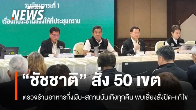 "ชัชชาติ" สั่ง 50 เขตตรวจสถานบันเทิงทุกคืน พบเสี่ยงสั่งปิด-แก้ไข